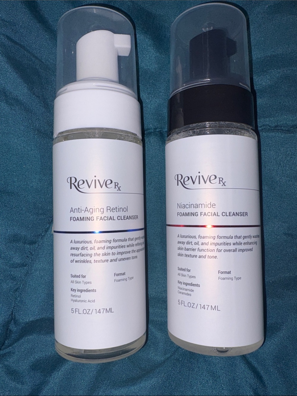 Anti-Aging Retinol & Niacinamide Foaming Cleanser Duo - 5 fl each